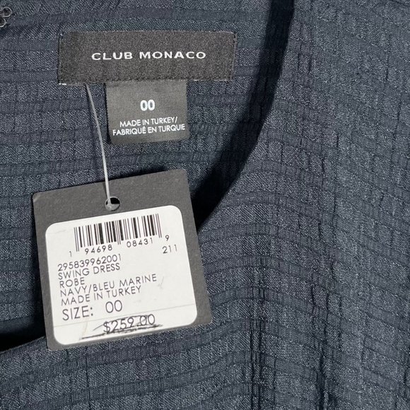 Club Monaco Short Sleeve Swing Dress Size 00 - Picture 7 of 7